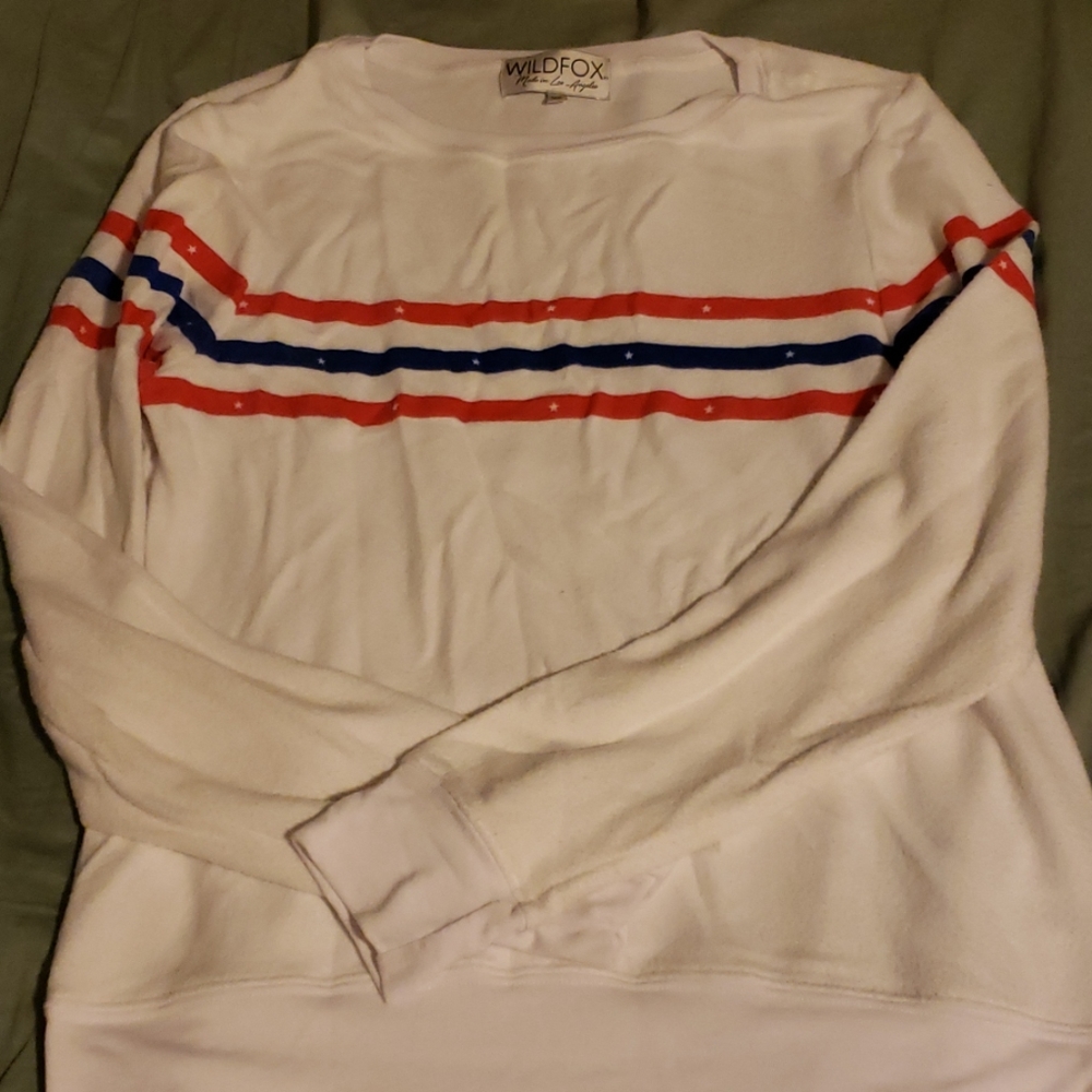 Wild fox stars & stripes sweater